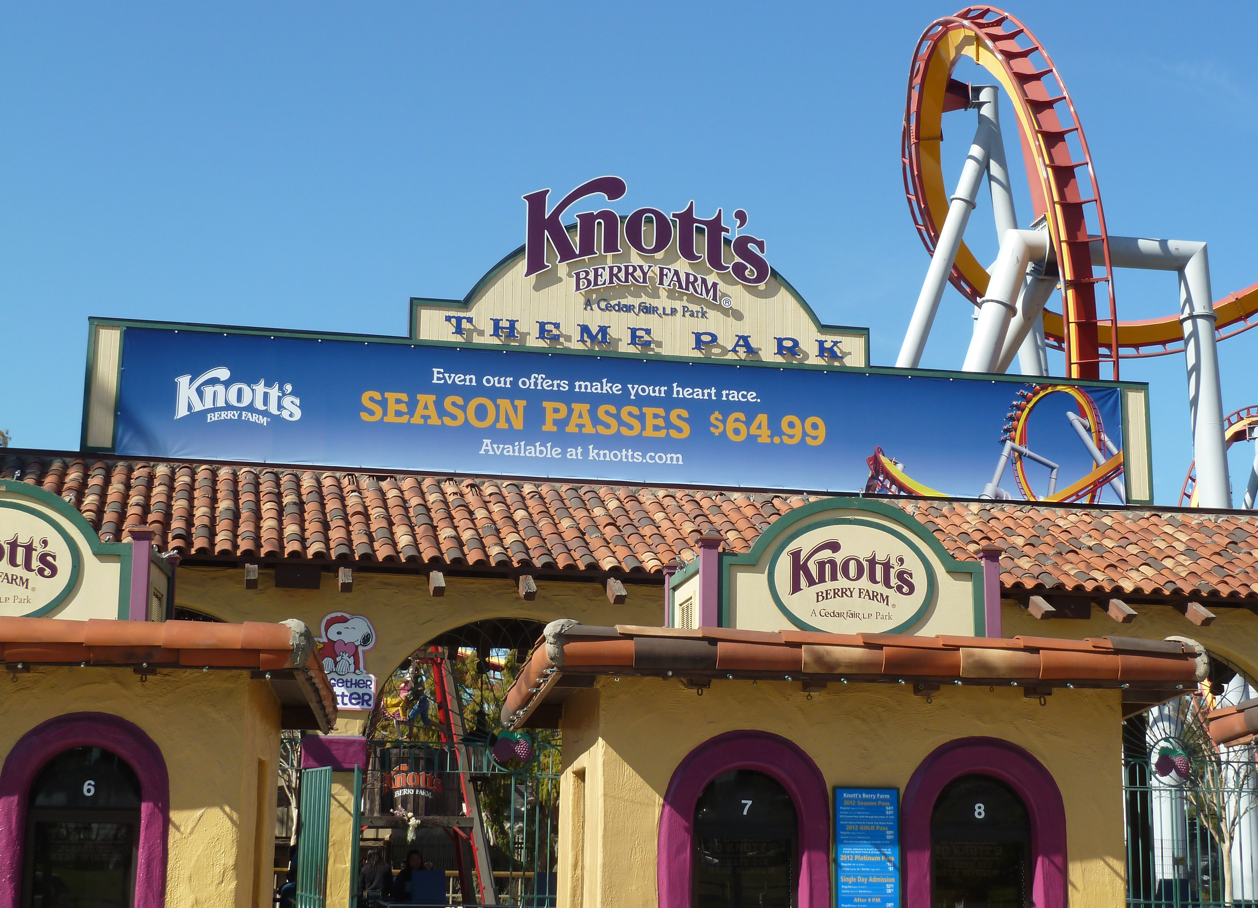 Knott's accidents