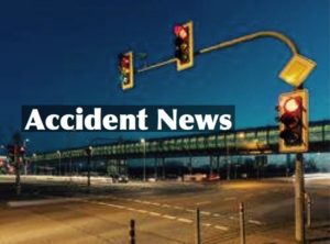 Oildale: Car Crash at Merle Haggard Drive at McCray Street
