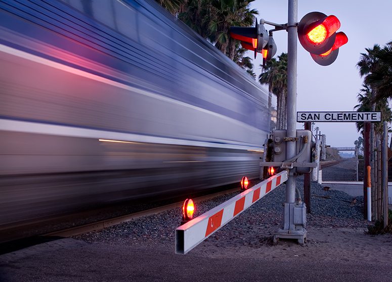 San Clemente California California Railroad Crossing Crossing Sign Train - Train Accident Lawyer California - Johnson Attorneys Group