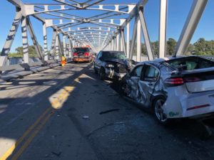 rio vista crash highway bridge multi vehicle department fire